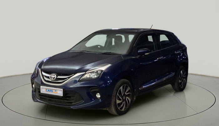 2020 Toyota Glanza V CVT, Petrol, Automatic, 4,496 km, Left Front Diagonal