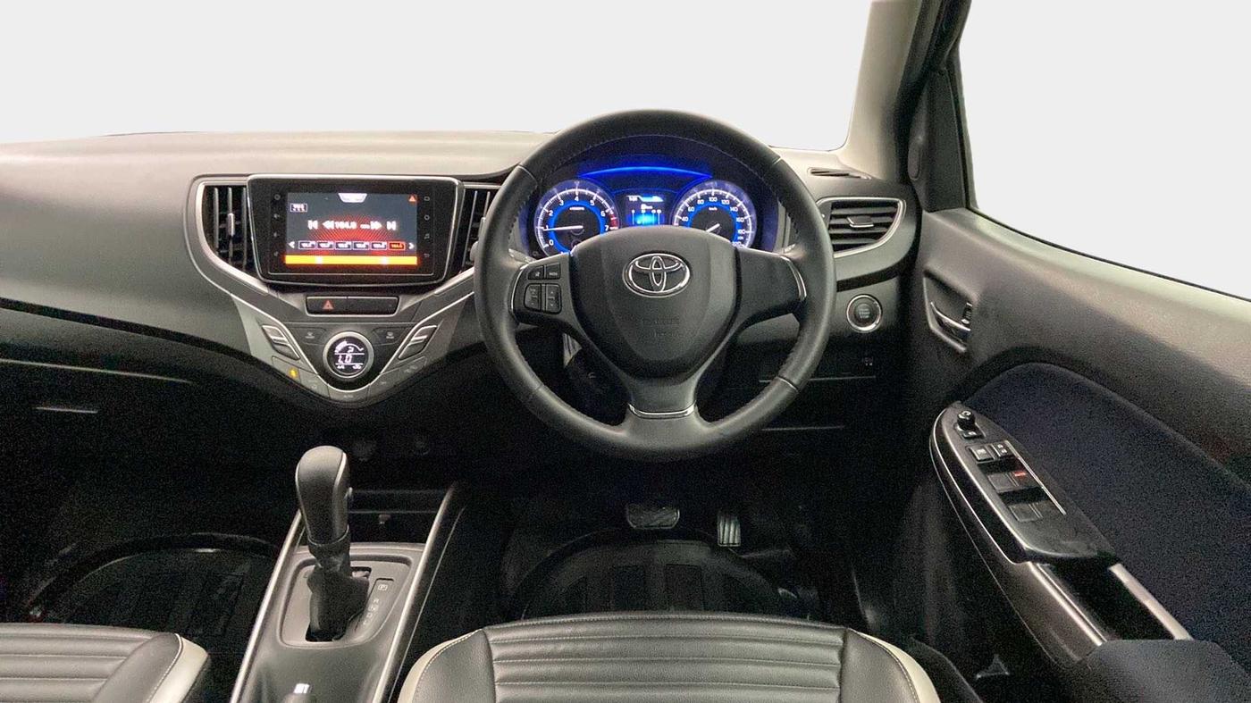 2020 Toyota Glanza V CVT, Petrol, Automatic, 4,496 km, Steering Wheel Close Up