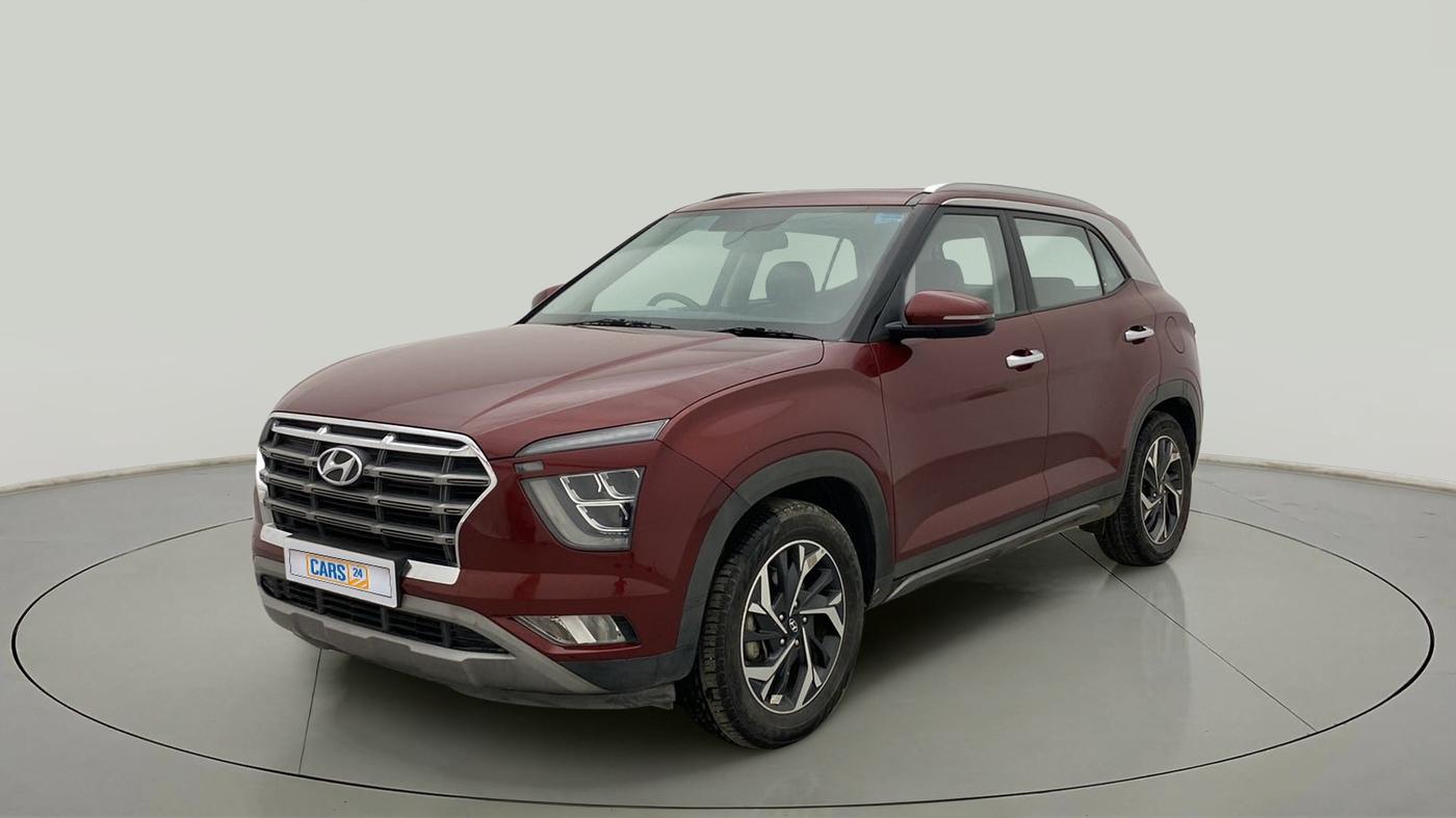 2020 Hyundai Creta SX (O) IVT 1.5 PETROL, Petrol, Automatic, 26,720 km, Left Front Diagonal