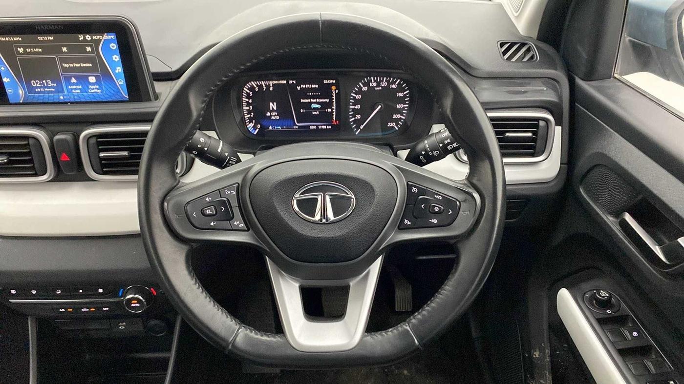 2023 Tata PUNCH CREATIVE  AMT, Petrol, Automatic, 11,767 km, Steering Wheel Close Up