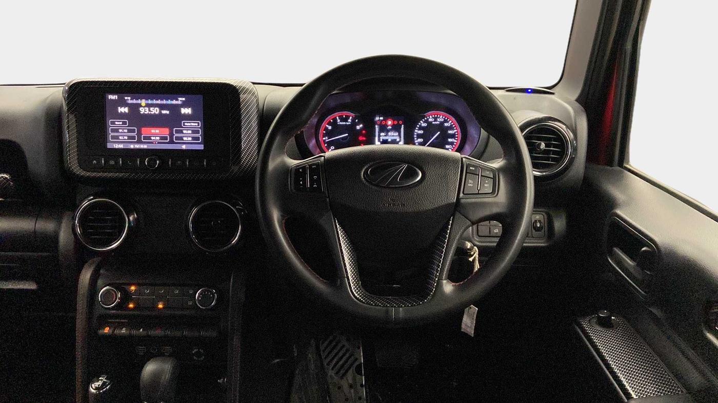 2021 Mahindra Thar LX PETROL HT 4WD AT, Petrol, Automatic, 30,914 km, Steering Wheel Close Up