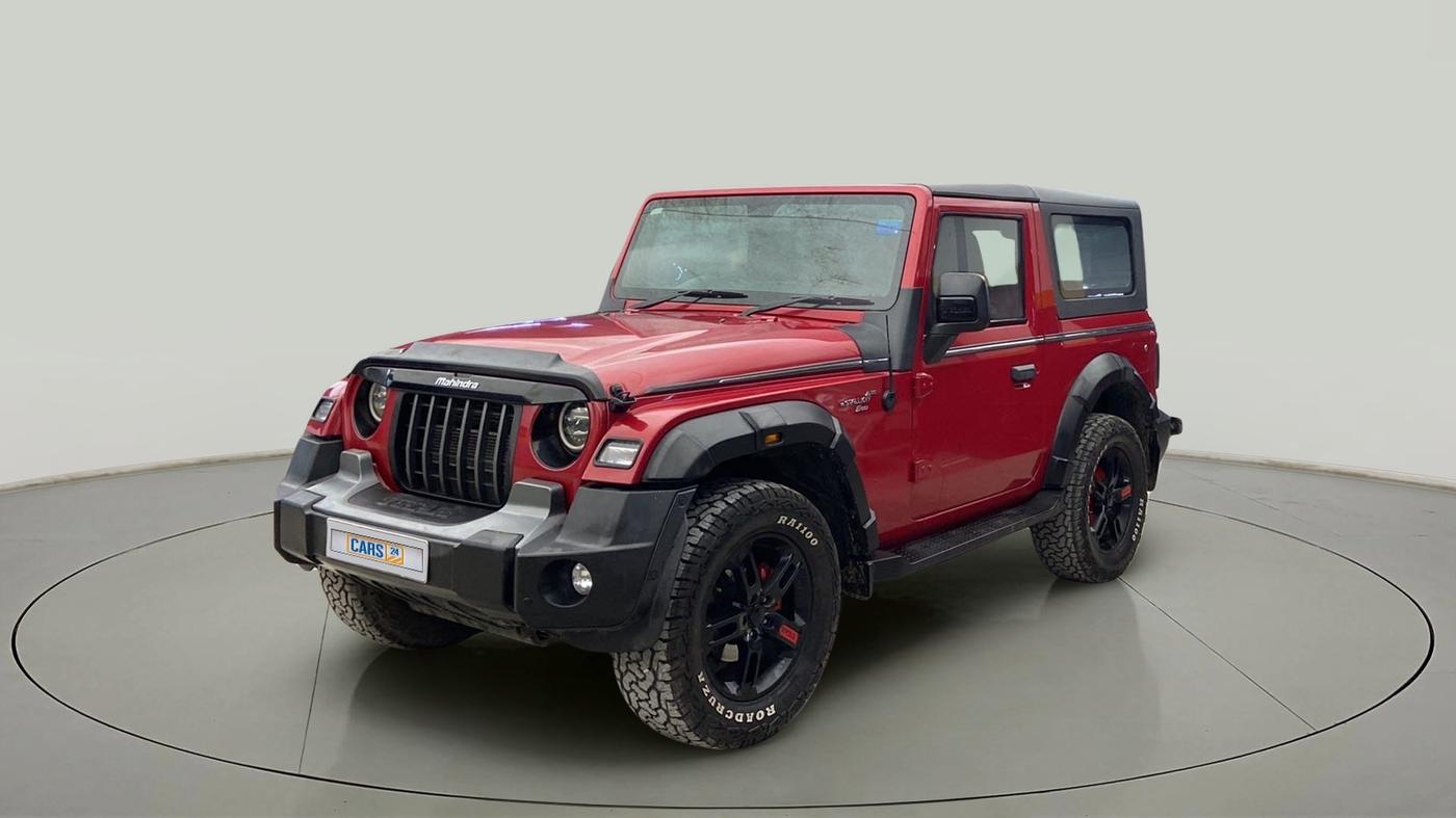 2021 Mahindra Thar LX PETROL HT 4WD AT, Petrol, Automatic, 30,914 km, Left Front Diagonal