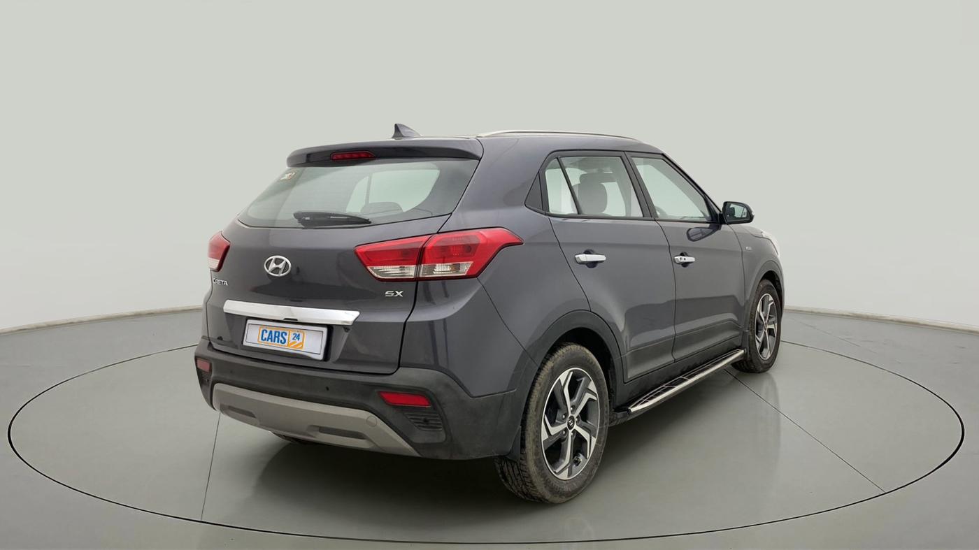 2018 Hyundai Creta SX AT 1.6 PETROL, Petrol, Automatic, 44,796 km, Right Back Diagonal