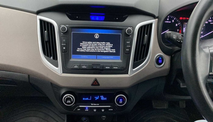 2018 Hyundai Creta SX AT 1.6 PETROL, Petrol, Automatic, 44,796 km, Air Conditioner