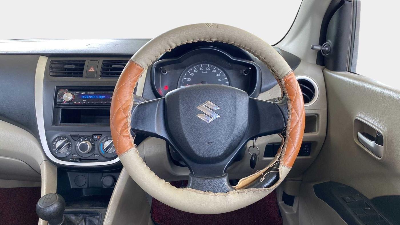 2014 Maruti Celerio VXI, Petrol, Manual, 39,329 km, Steering Wheel Close Up