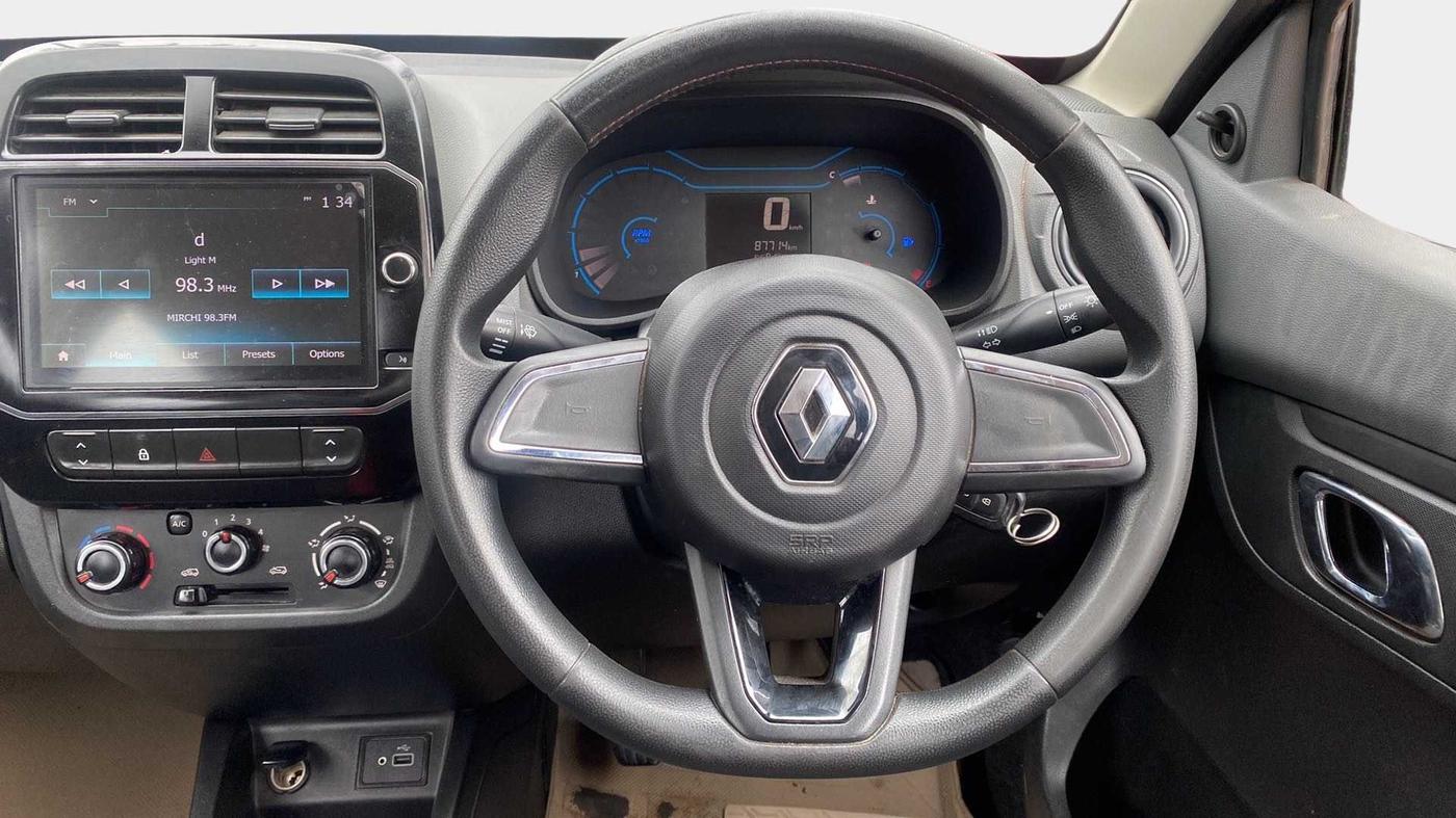 2020 Renault Kwid RXT 1.0 (O), Petrol, Manual, 87,693 km, Steering Wheel Close Up