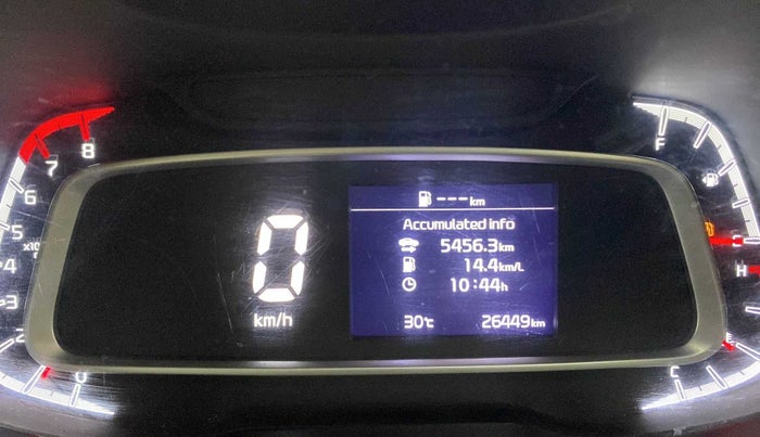 2021 KIA SONET HTK 1.2, Petrol, Manual, 26,368 km, Odometer Image