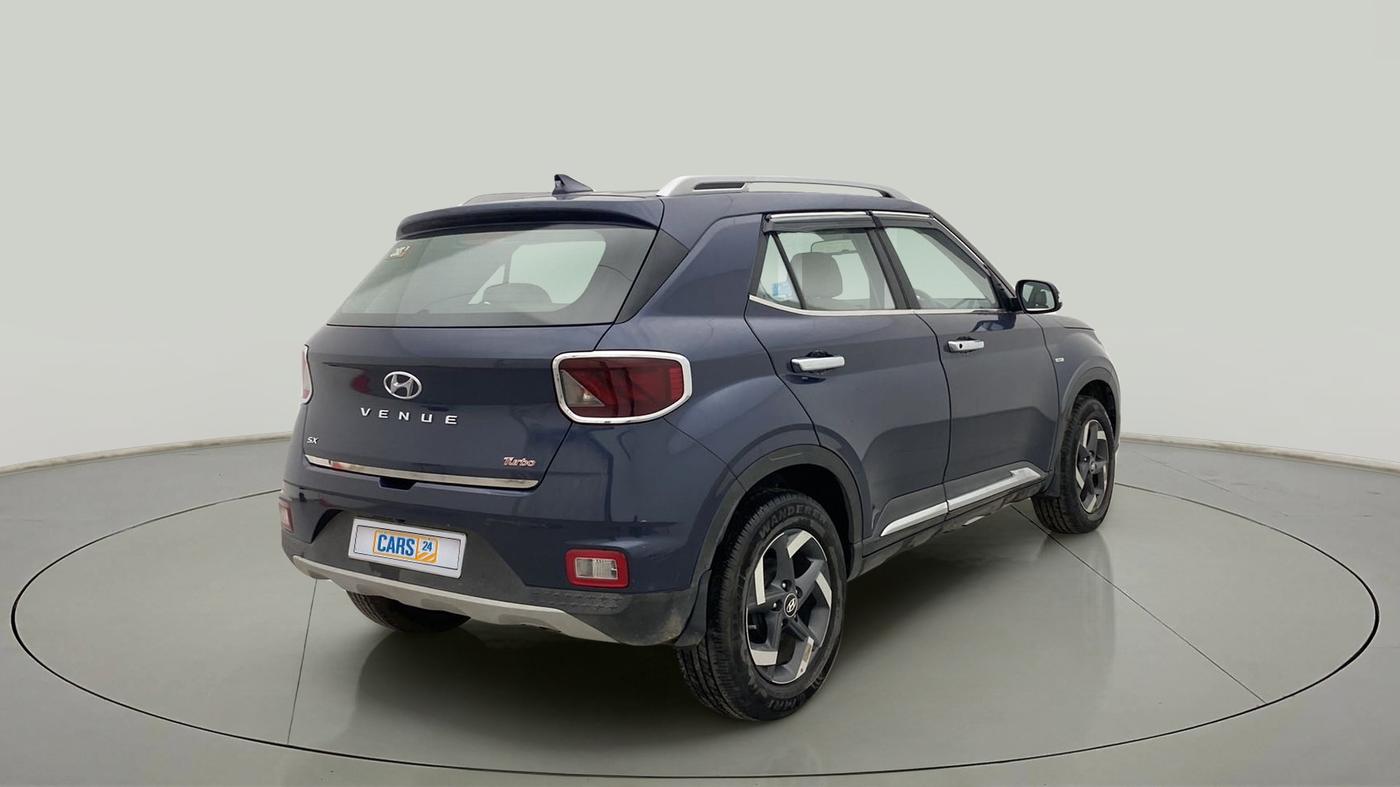 2020 Hyundai VENUE SX 1.0 TURBO IMT, CNG, Manual, 58,750 km, Right Back Diagonal