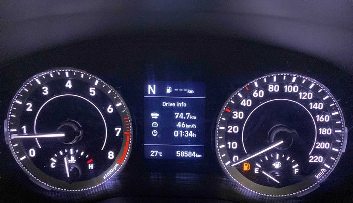 2020 Hyundai VENUE SX 1.0 TURBO IMT, Petrol, Manual, 58,750 km, Odometer Image