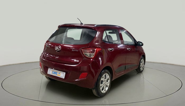 2014 Hyundai Grand i10 SPORTZ 1.2 KAPPA VTVT, Petrol, Manual, 1,00,375 km, Right Back Diagonal