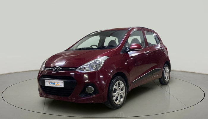 2014 Hyundai Grand i10 SPORTZ 1.2 KAPPA VTVT, Petrol, Manual, 1,00,375 km, Left Front Diagonal