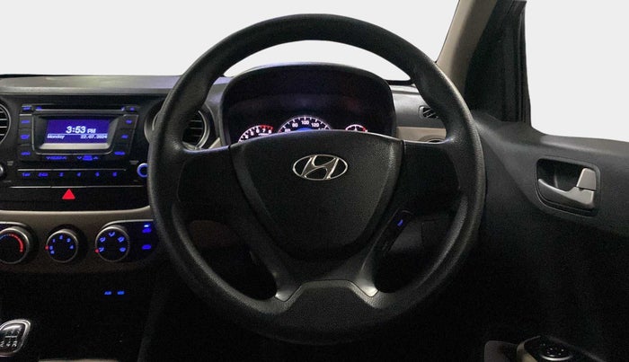 2014 Hyundai Grand i10 SPORTZ 1.2 KAPPA VTVT, Petrol, Manual, 1,00,375 km, Steering Wheel Close Up