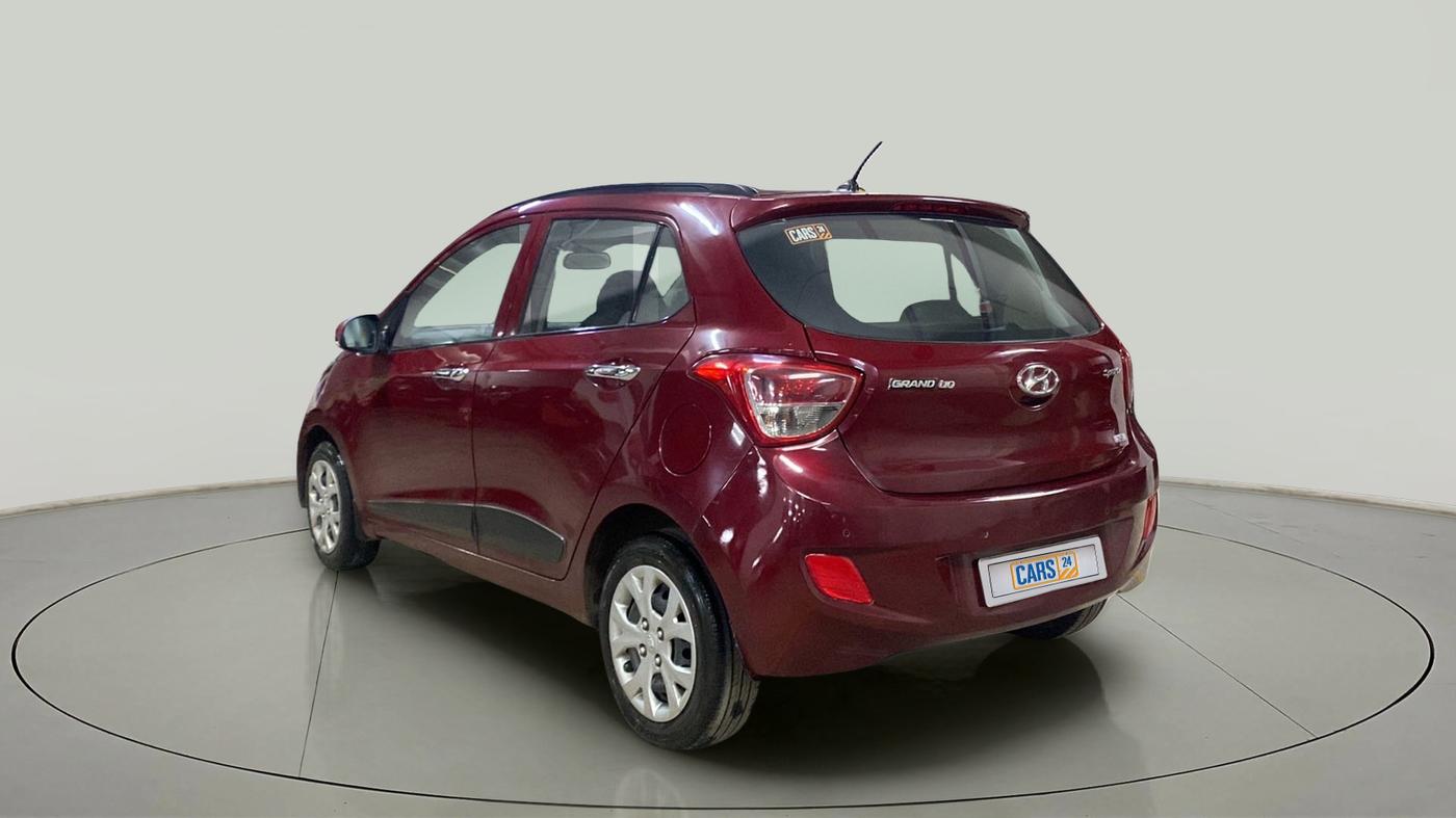 2014 Hyundai Grand i10 SPORTZ 1.2 KAPPA VTVT, Petrol, Manual, 1,00,375 km, Left Back Diagonal