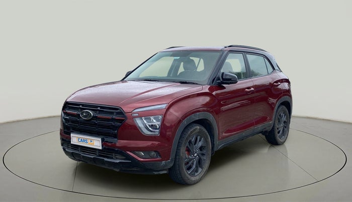 2022 Hyundai Creta SX (O) IVT KNIGHT 1.5 PETROL, Petrol, Automatic, 12,273 km, Left Front Diagonal