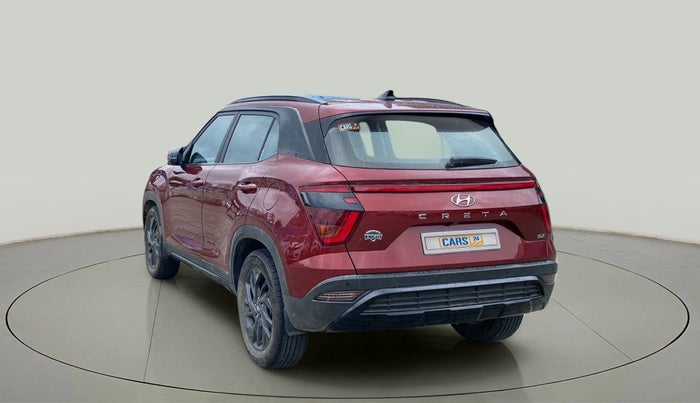 2022 Hyundai Creta SX (O) IVT KNIGHT 1.5 PETROL, Petrol, Automatic, 12,273 km, Left Back Diagonal