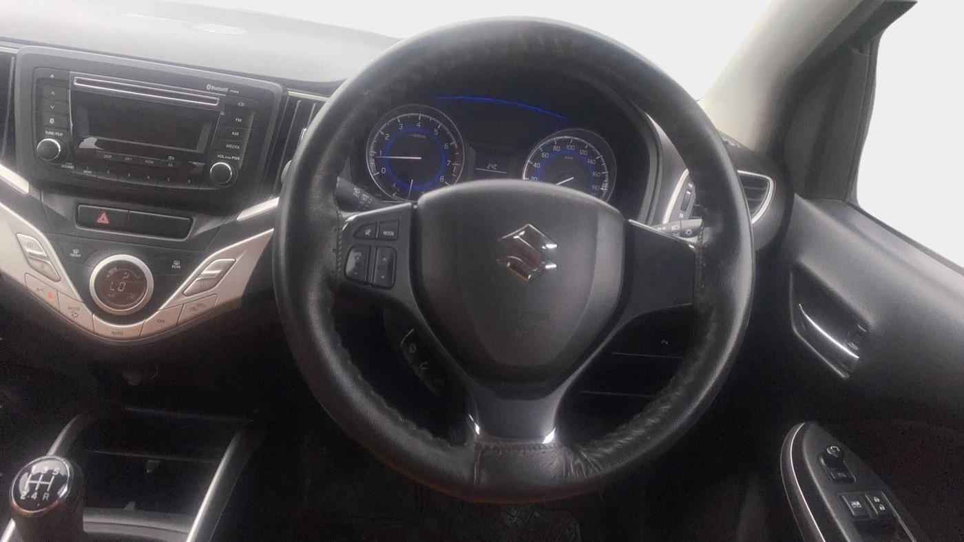 2017 Maruti Baleno DELTA PETROL 1.2, Petrol, Manual, 27,135 km, Steering Wheel Close Up