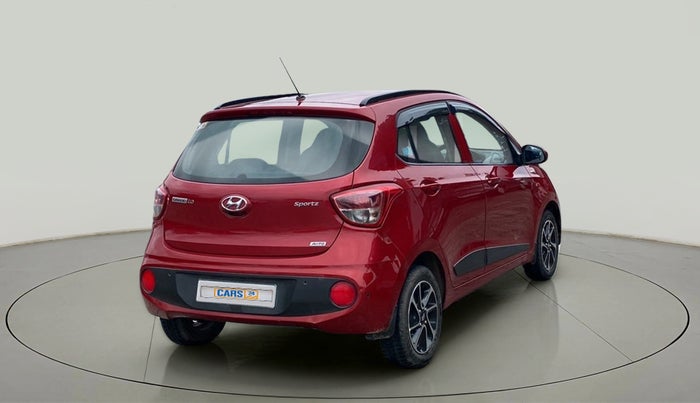 2018 Hyundai Grand i10 SPORTZ AT 1.2 KAPPA VTVT, Petrol, Automatic, 17,661 km, Right Back Diagonal