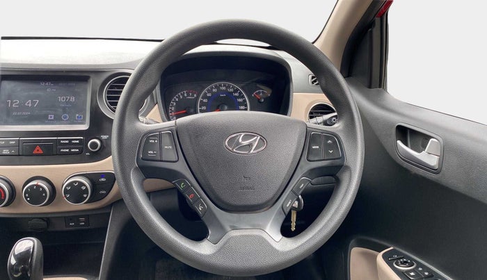 2018 Hyundai Grand i10 SPORTZ AT 1.2 KAPPA VTVT, Petrol, Automatic, 17,661 km, Steering Wheel Close Up