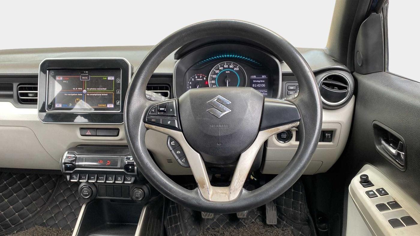 2018 Maruti IGNIS ALPHA 1.2, Petrol, Manual, 43,468 km, Steering Wheel Close Up