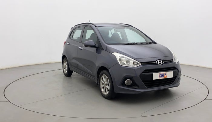 2015 Hyundai Grand i10 ASTA 1.2 KAPPA VTVT, Petrol, Manual, 76,639 km, Right Front Diagonal