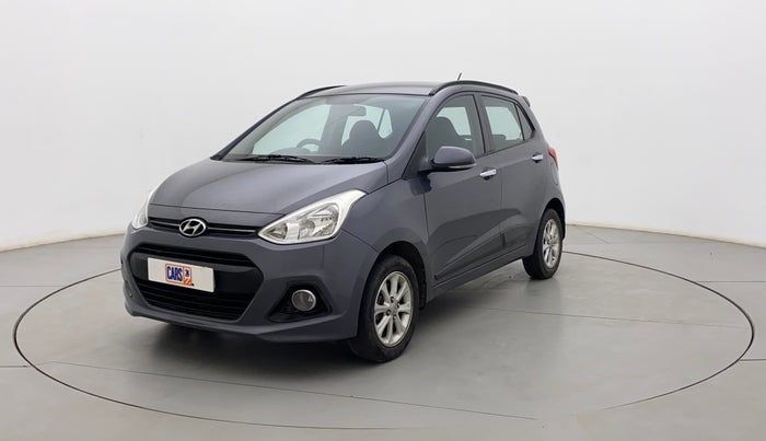 2015 Hyundai Grand i10 ASTA 1.2 KAPPA VTVT, Petrol, Manual, 76,639 km, Left Front Diagonal