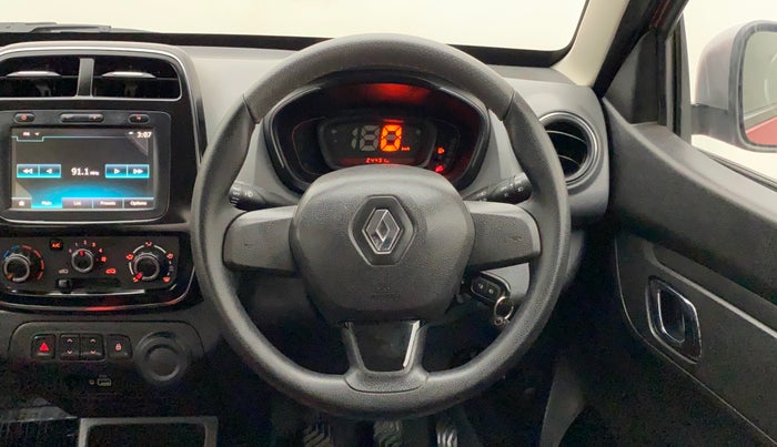 2019 Renault Kwid RXT 1.0 (O), Petrol, Manual, 24,491 km, Steering Wheel Close Up