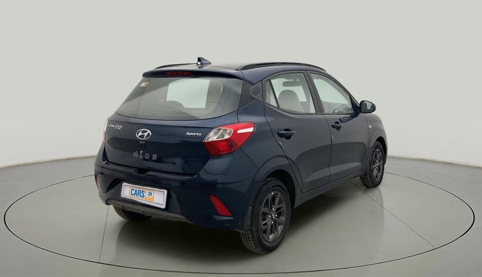 2020 Hyundai GRAND I10 NIOS SPORTZ AMT 1.2 KAPPA VTVT, Petrol, Automatic, 43,814 km, Right Back Diagonal