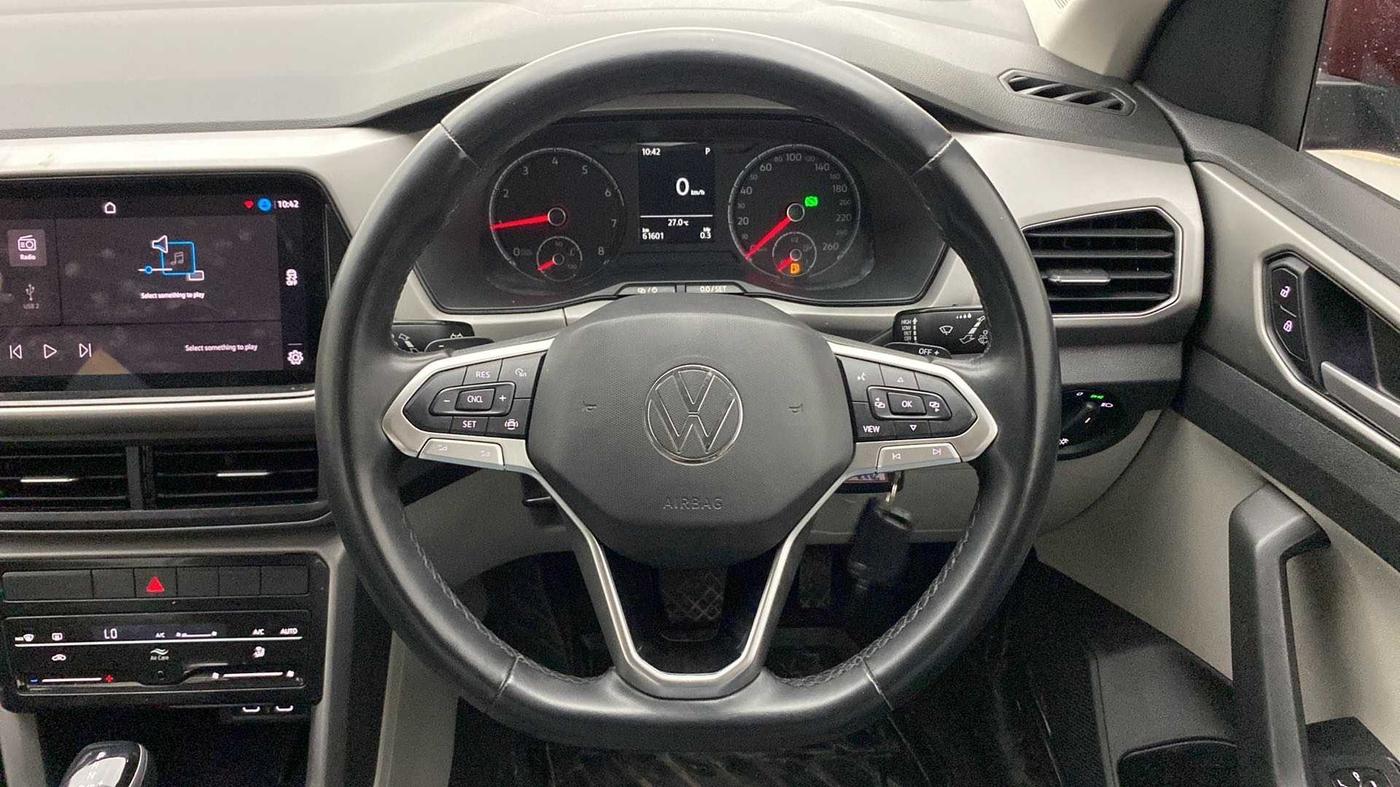 2021 Volkswagen TAIGUN HIGHLINE 1.0 TSI AT, Petrol, Automatic, 61,526 km, Steering Wheel Close Up