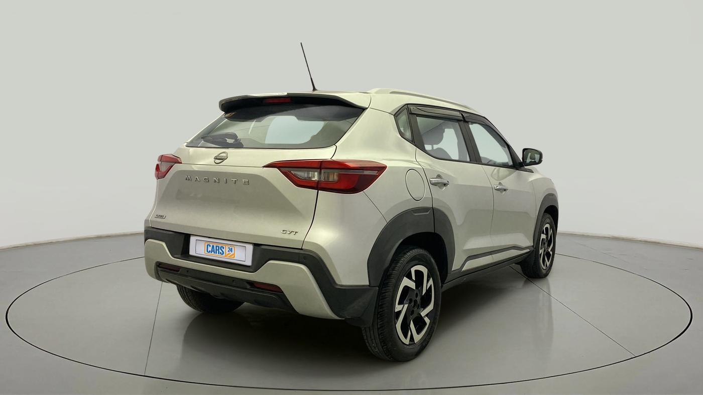2021 Nissan MAGNITE XV TURBO CVT, Petrol, Automatic, 3,274 km, Right Back Diagonal