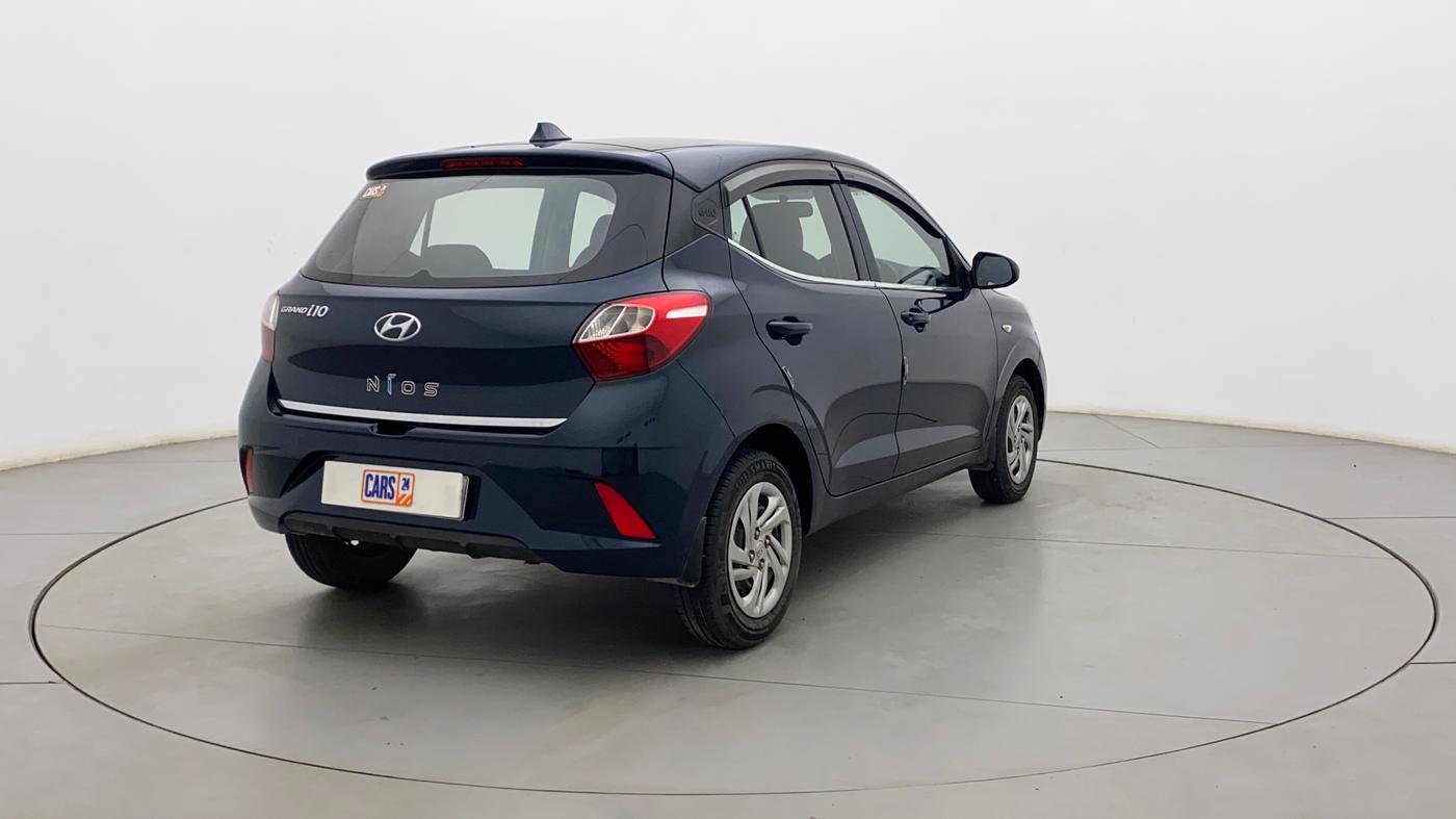 2021 Hyundai GRAND I10 NIOS MAGNA 1.2 KAPPA VTVT, Petrol, Manual, 9,966 km, Right Back Diagonal