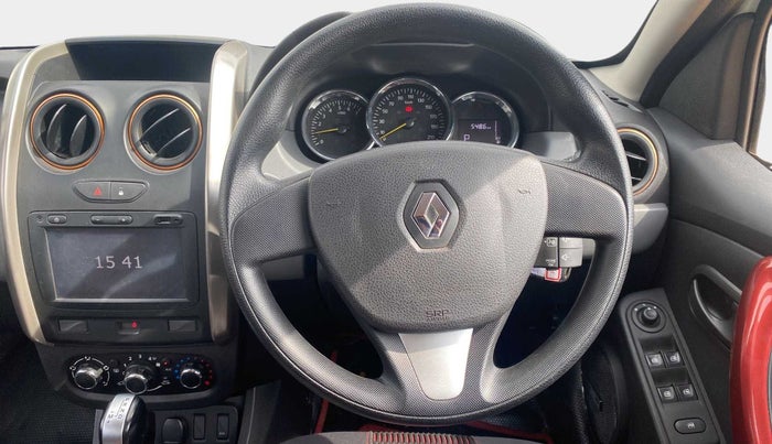 2017 Renault Duster RXS CVT, Petrol, Automatic, 21,357 km, Steering Wheel Close Up