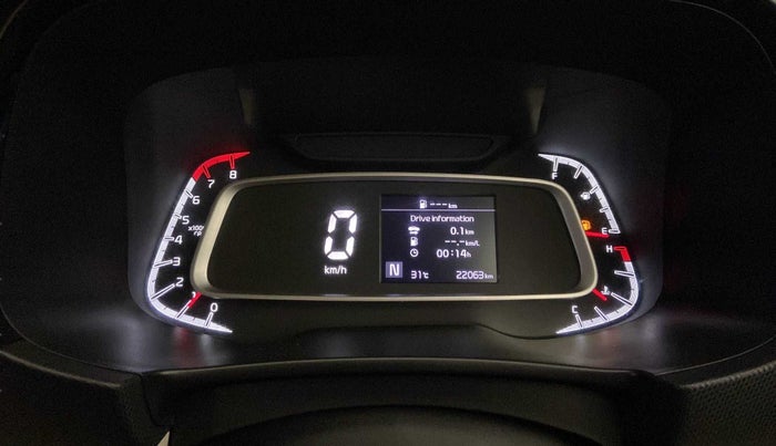 2021 KIA SONET HTX 1.0 IMT, Petrol, Manual, 22,016 km, Odometer Image