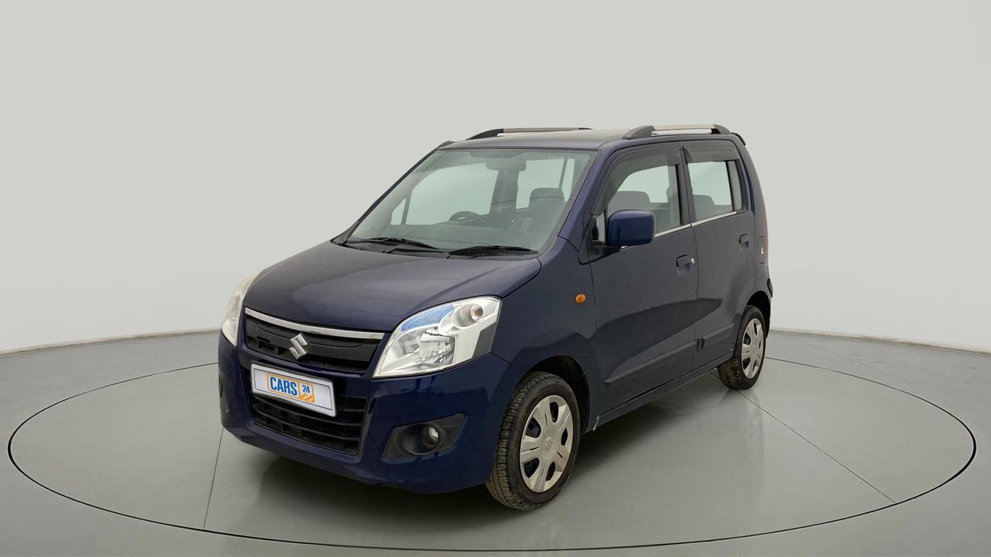 2018 Maruti Wagon R 1.0 VXI, Petrol, Manual, 76,210 km, Left Front Diagonal