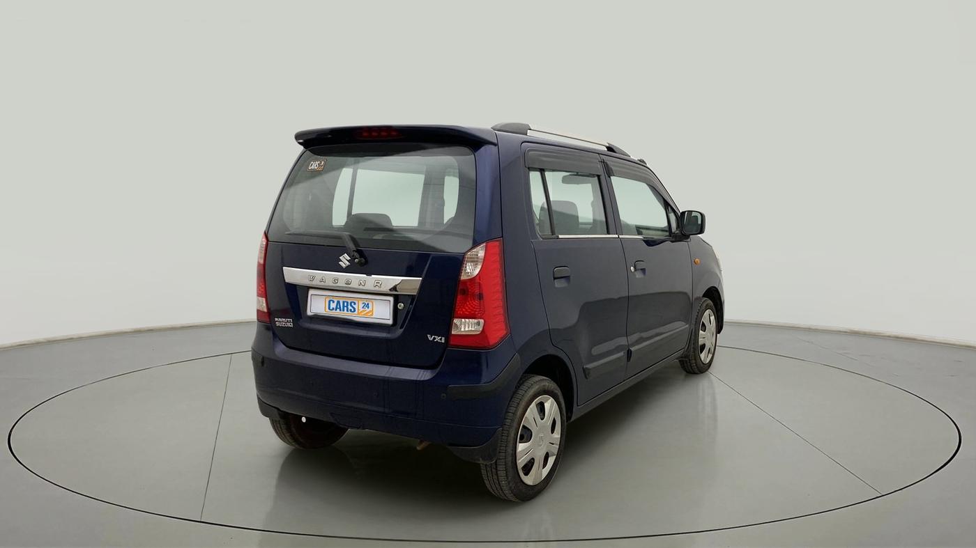 2018 Maruti Wagon R 1.0 VXI, Petrol, Manual, 76,210 km, Right Back Diagonal