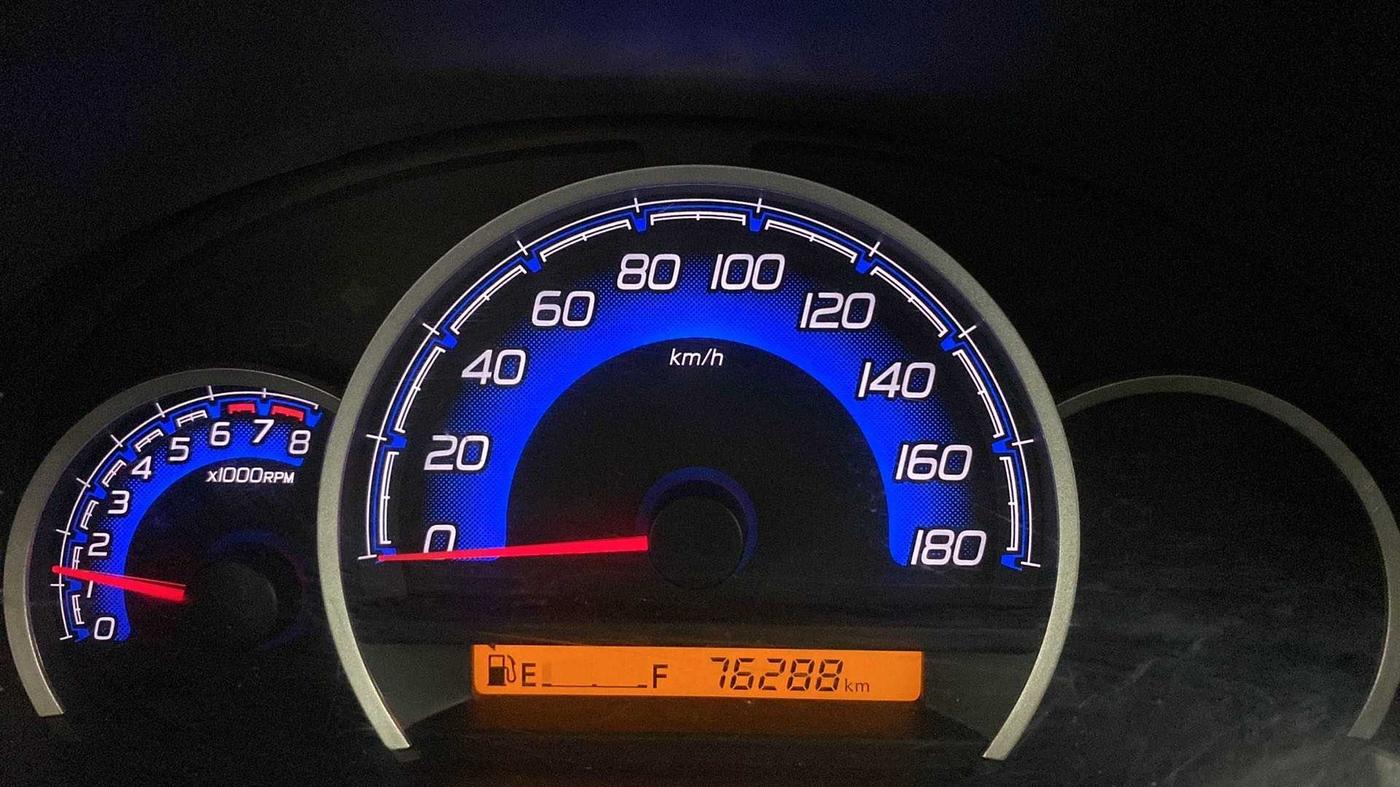 2018 Maruti Wagon R 1.0 VXI, Petrol, Manual, 76,210 km, Odometer Image