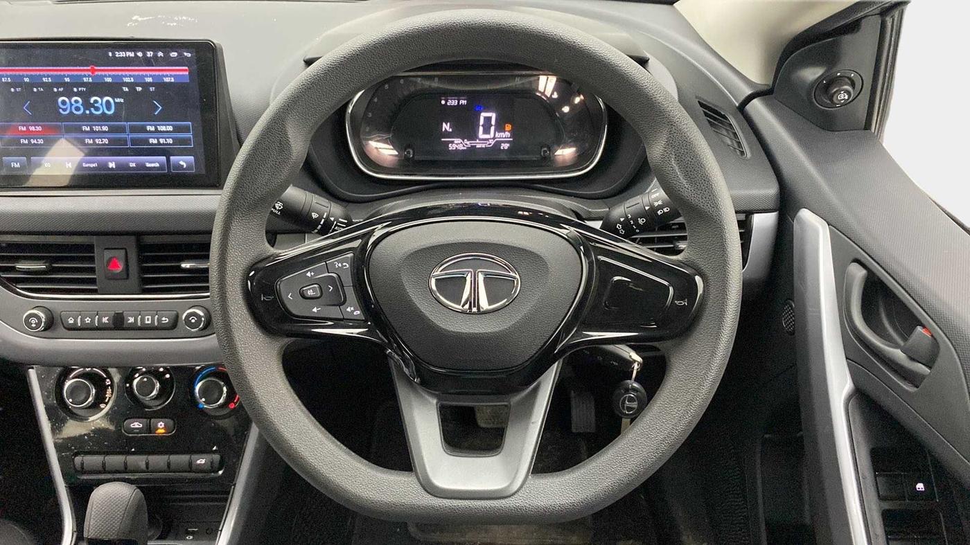 2023 Tata NEXON XMA SUNROOF PETROL, Petrol, Automatic, 5,856 km, Steering Wheel Close Up