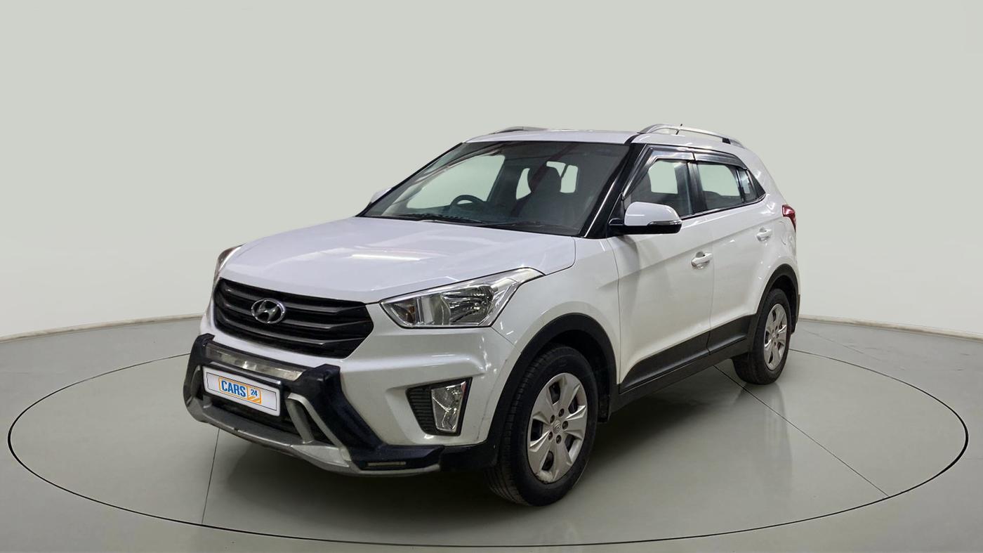 2017 Hyundai Creta E PLUS 1.6 PETROL, Petrol, Manual, 37,301 km, Left Front Diagonal