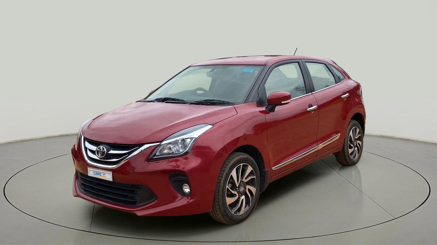 2021 Toyota Glanza G CVT, Petrol, Automatic, 28,418 km, Left Front Diagonal