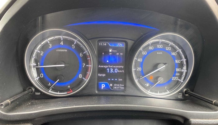 2021 Toyota Glanza G CVT, Petrol, Automatic, 28,418 km, Odometer Image