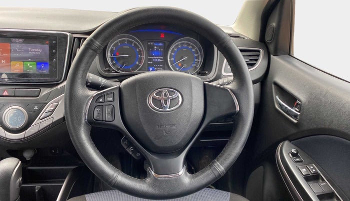 2021 Toyota Glanza G CVT, Petrol, Automatic, 28,418 km, Steering Wheel Close Up