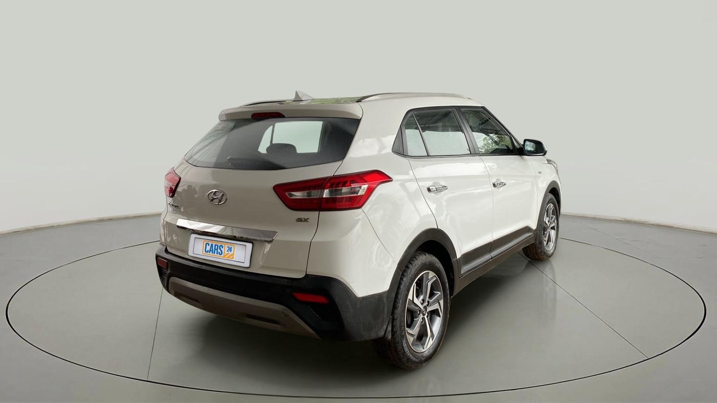 2019 Hyundai Creta SX AT 1.6 PETROL, Petrol, Automatic, 47,152 km, Right Back Diagonal