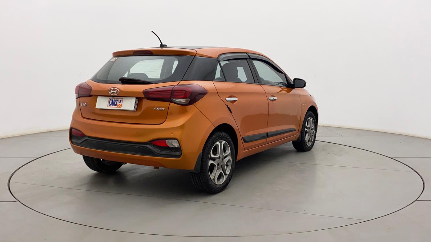 2019 Hyundai Elite i20 ASTA (O) CVT, Petrol, Automatic, 45,990 km, Right Back Diagonal