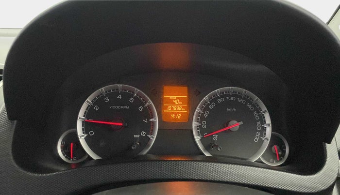 2012 Maruti Swift VXI, Petrol, Manual, 1,07,821 km, Odometer Image