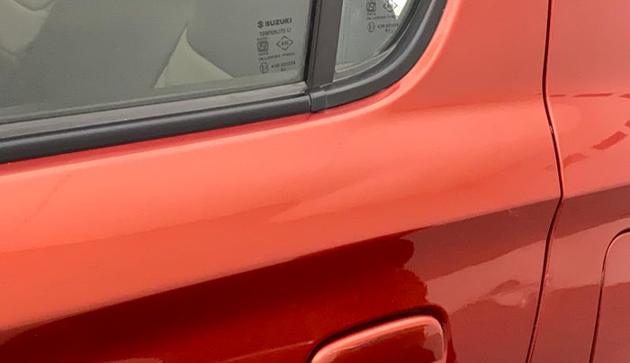 2019 Maruti Alto VXI, Petrol, Manual, 24,657 km, Rear left door - Slightly dented