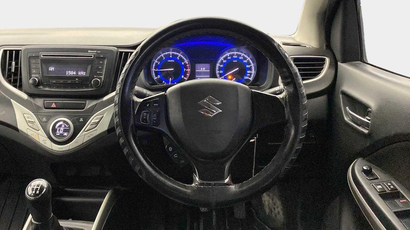 2017 Maruti Baleno DELTA PETROL 1.2, Petrol, Manual, 84,154 km, Steering Wheel Close Up
