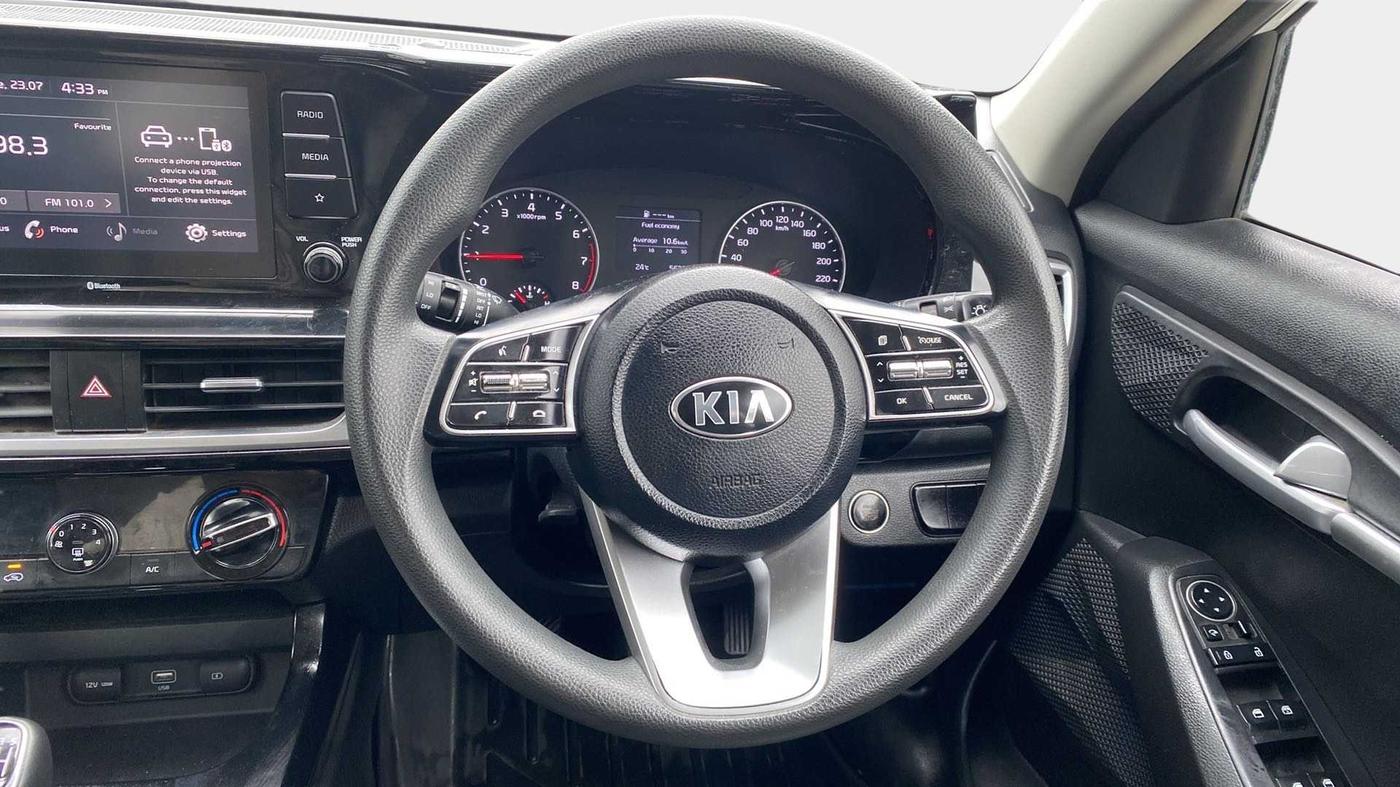 2021 KIA SELTOS HTK PLUS 1.5, Petrol, Manual, 56,274 km, Steering Wheel Close Up