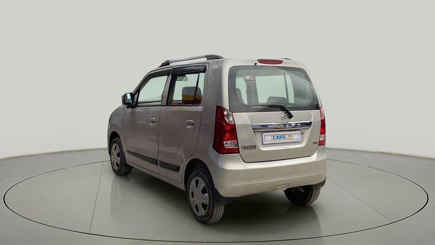 2017 Maruti Wagon R 1.0 VXI, Petrol, Manual, 43,683 km, Left Back Diagonal