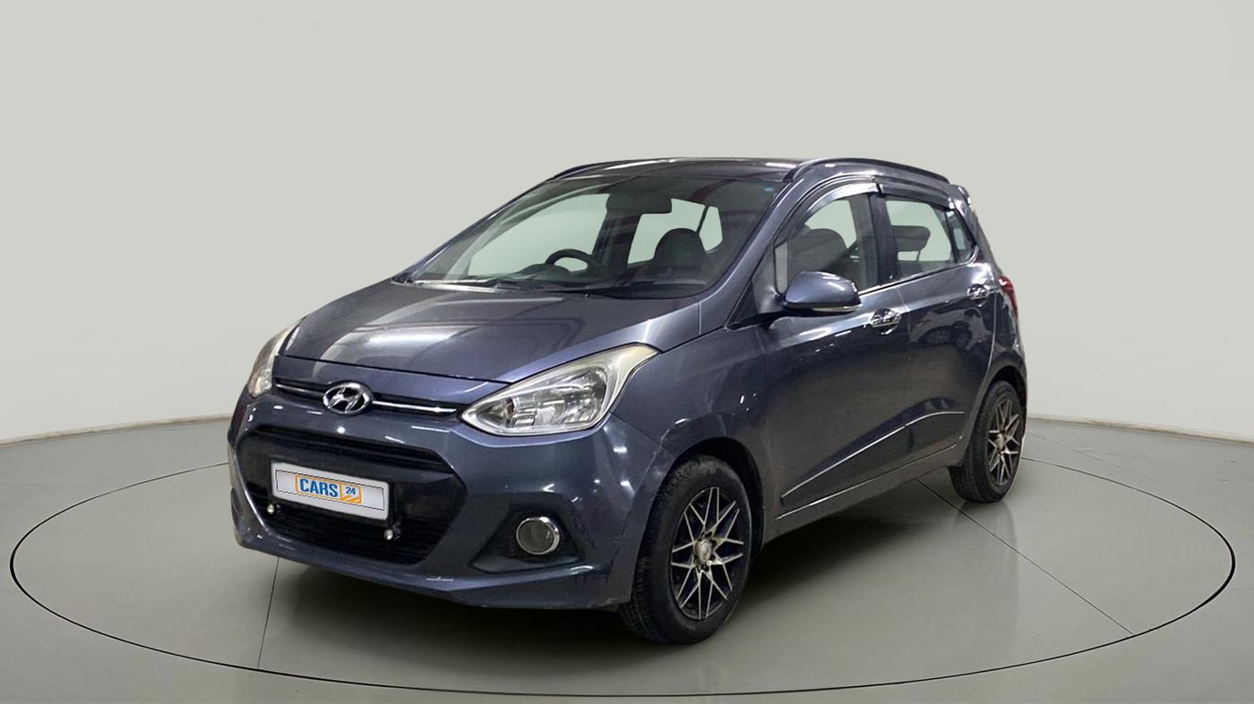 2015 Hyundai Grand i10 ASTA AT 1.2 KAPPA VTVT, Petrol, Automatic, 54,671 km, Left Front Diagonal