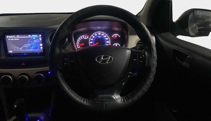 2015 Hyundai Grand i10 ASTA AT 1.2 KAPPA VTVT, Petrol, Automatic, 54,671 km, Steering Wheel Close Up