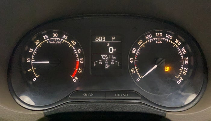 2015 Skoda Rapid 1.5 TDI CR ELEGANCE AT, Diesel, Automatic, 73,609 km, Odometer Image